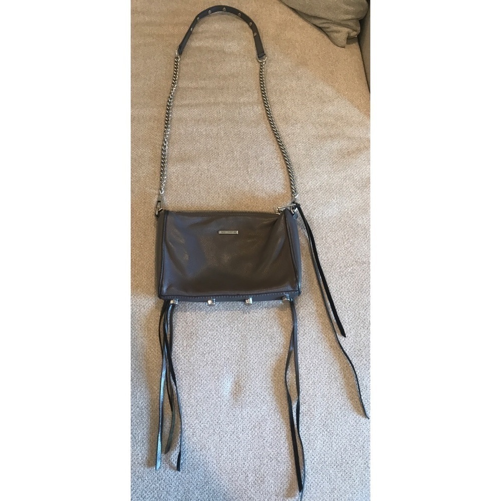 Rebecca MINKOFF MOTO ZIP CROSSBODY CHAIN BAG - Picture 1 of 12